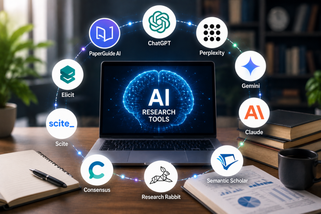 Best AI Research Tools for Students and Professionals in 2026