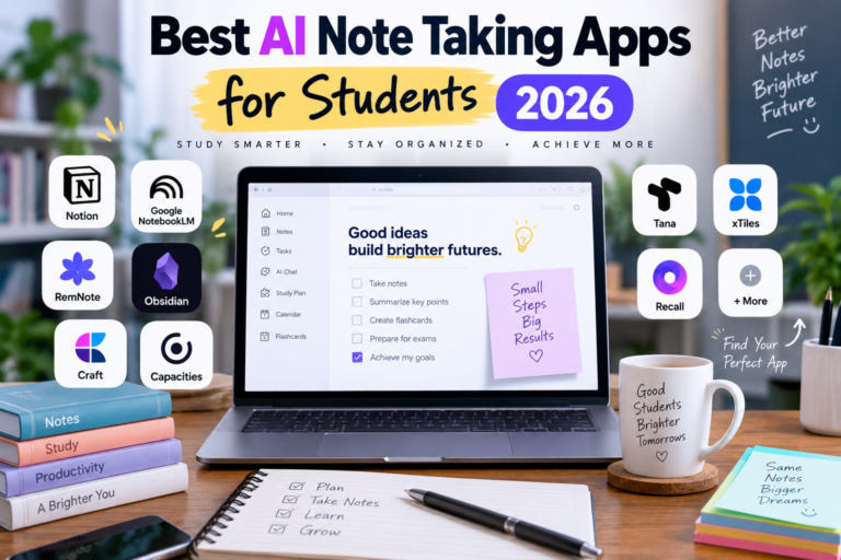 Best AI Note Taking Apps for Students in 2026